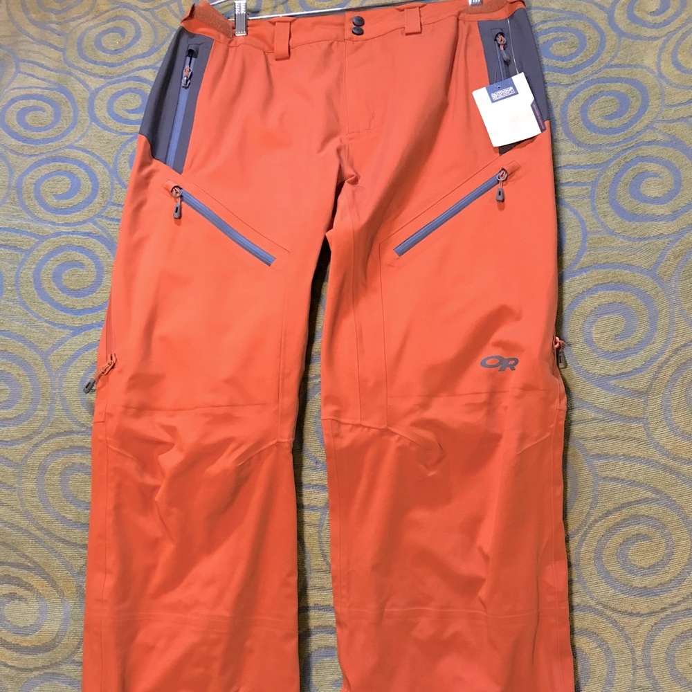 Outdoor Research Skyward Softshell Ski Pants color Umber